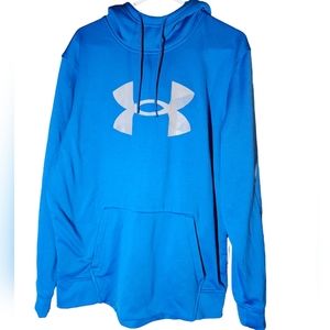 Under Armour Cold Gear Womens Large Pullover Hoodie blue